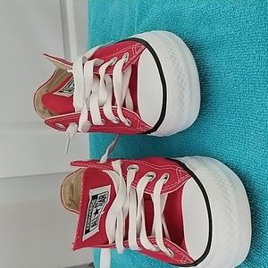 ALL STAR UNISEX CONVERSE REDan White